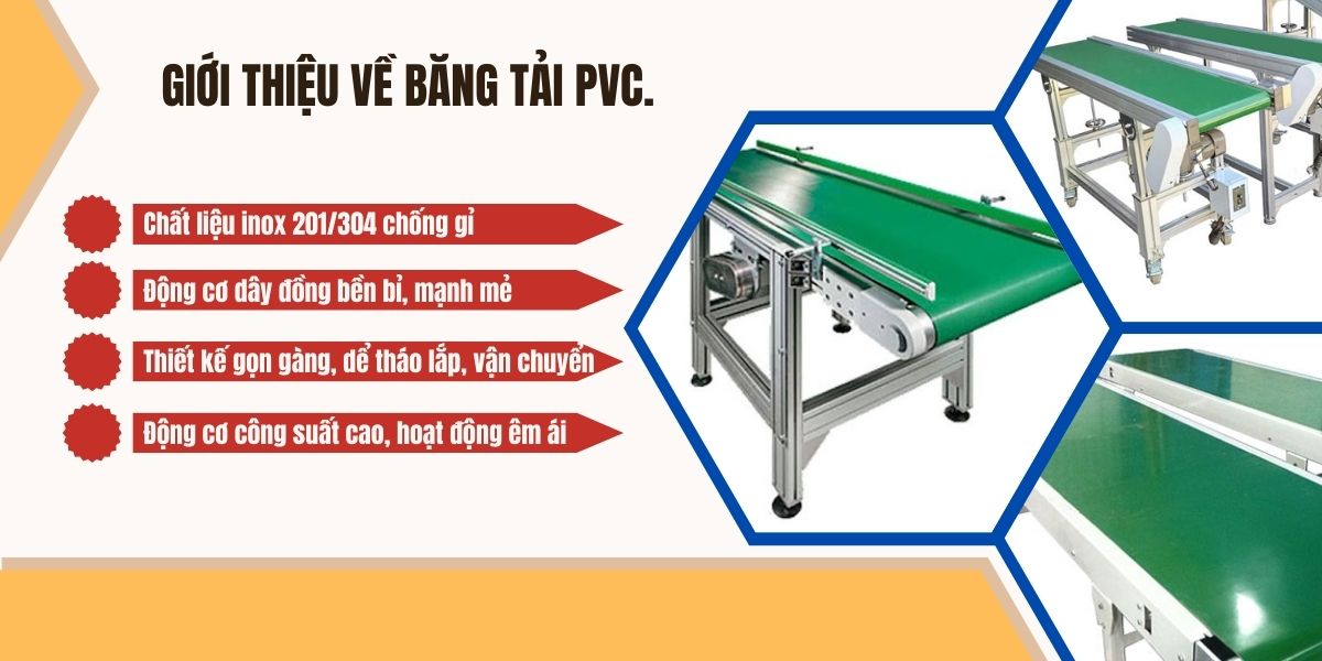 Giới thiệu về băng tải PVC